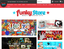 Tablet Screenshot of funkystore.com